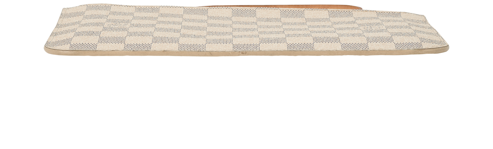 Neverfull Pouch, &pound;295, Handbags, Blue/Cream, Canvas, Top view